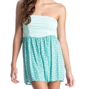 Roxy strapless romper (size S)